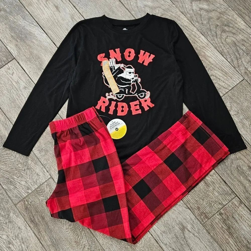 Thereabouts Snow Rider PJ Set Kids Size L - Picture 1 of 15